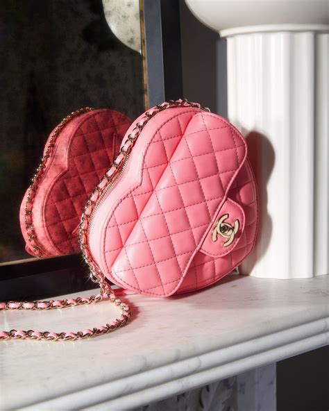 heart belt bag chanel|Chanel heart shaped bag.